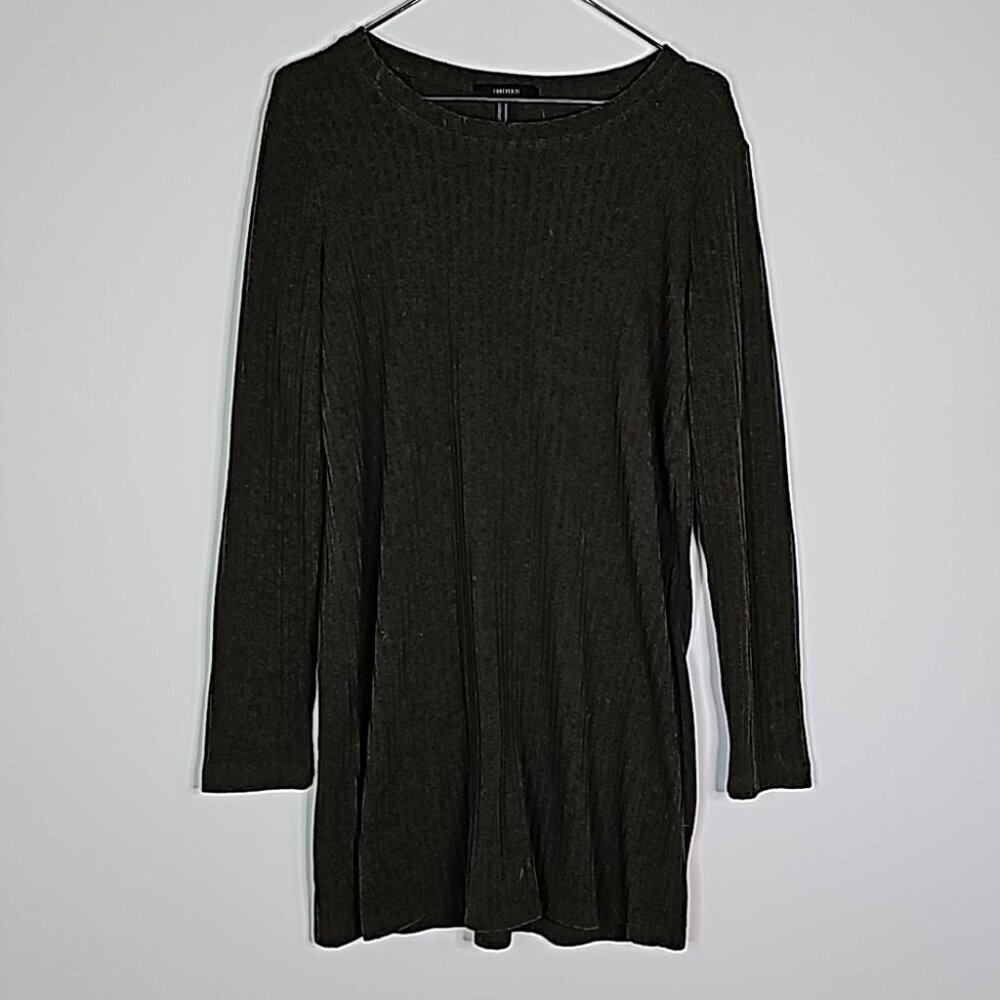 Forever 21 medium dark green sweater